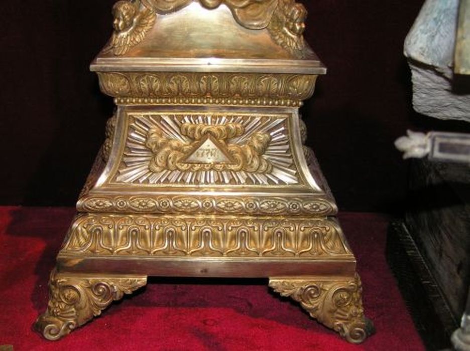 ostensoir, détail - © Ministère de la Culture (France), Conservation des antiquités et des objets d’art de l'Ariège – Tous droits réservés 