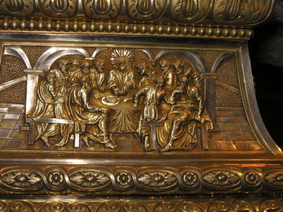 ostensoir, détail - © Ministère de la Culture (France), Conservation des antiquités et des objets d’art de l'Ariège – Tous droits réservés 