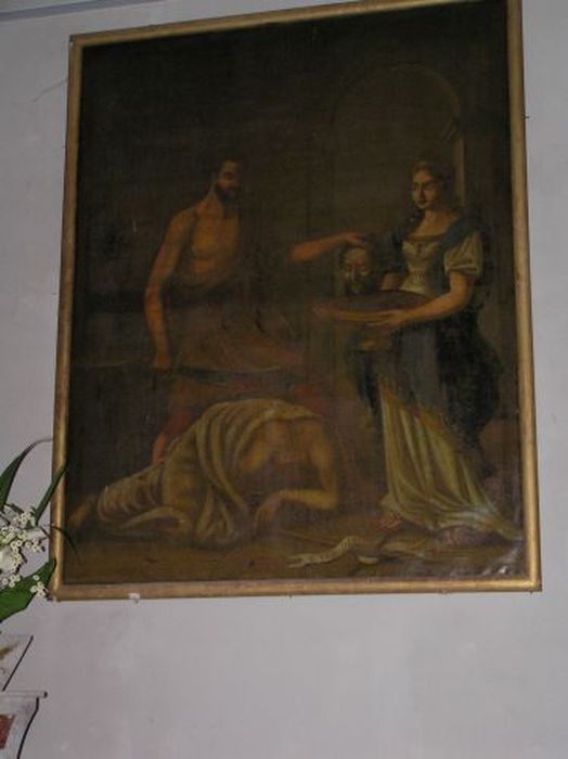 tableau : Présentation de la tête de saint Jean-Baptiste à Salomé - © Ministère de la Culture (France), Conservation des antiquités et des objets d’art de l'Ariège – Tous droits réservés