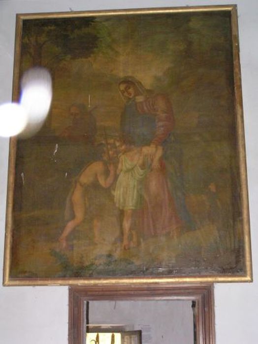tableau : Sainte Famille et saint Jean-Baptiste - © Ministère de la Culture (France), Conservation des antiquités et des objets d’art de l'Ariège – Tous droits réservés