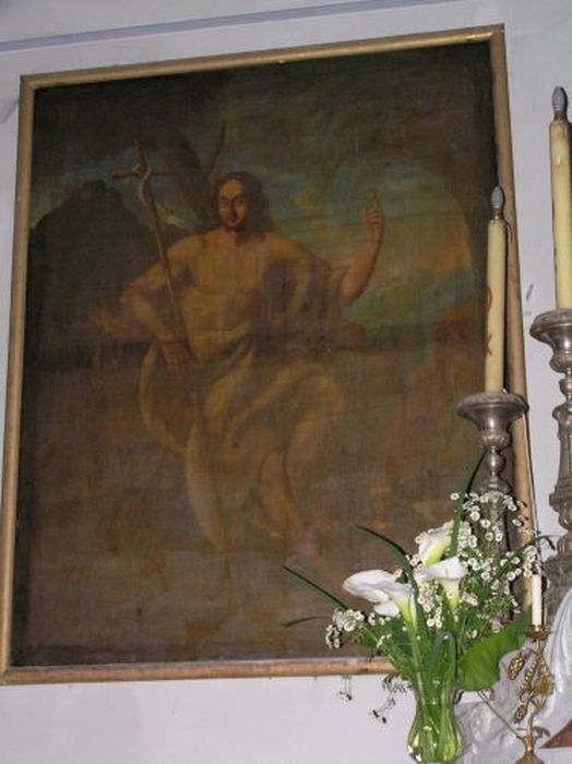 tableau : Saint Jean-Baptiste prêchant - © Ministère de la Culture (France), Conservation des antiquités et des objets d’art de l'Ariège – Tous droits réservés