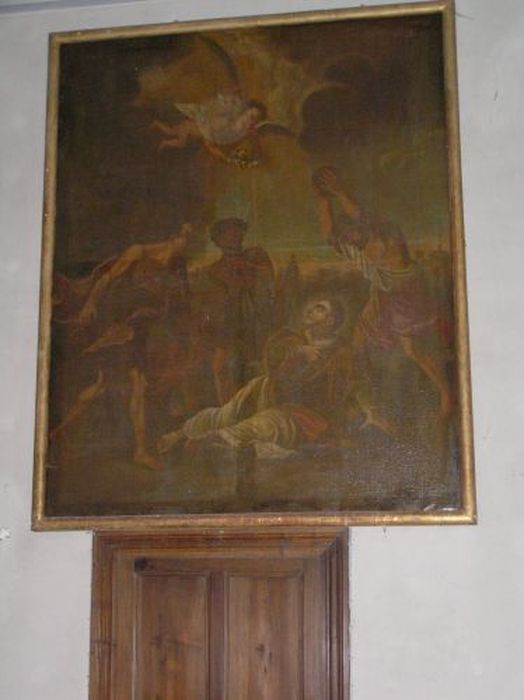 tableau : Martyre de saint Etienne (le) - © Ministère de la Culture (France), Conservation des antiquités et des objets d’art de l'Ariège – Tous droits réservés