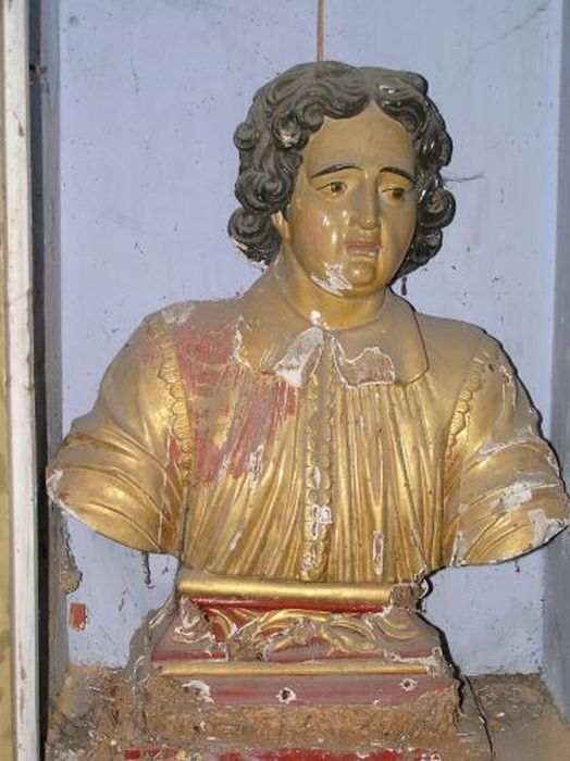 buste-reliquaire : Saint non identifié - © Ministère de la Culture (France), Conservation des antiquités et des objets d’art de l'Ariège – Tous droits réservés