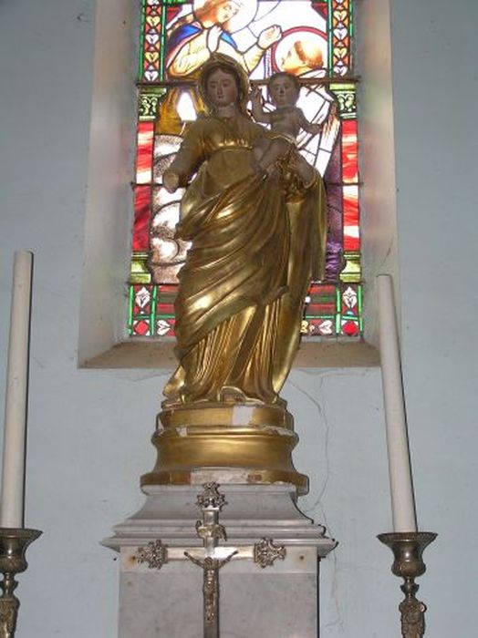 statue : Vierge à l'Enfant - © Ministère de la Culture (France), Conservation des antiquités et des objets d’art de l'Ariège – Tous droits réservés