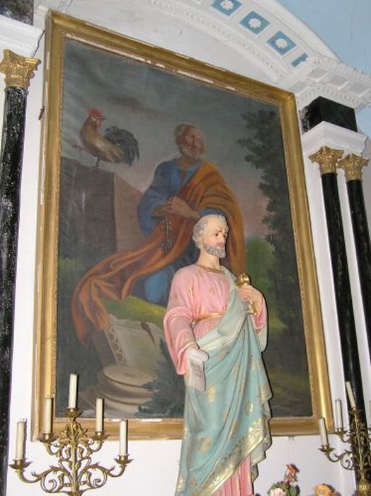 tableau : Reniement de saint Pierre - © Ministère de la Culture (France), Conservation des antiquités et des objets d’art de l'Ariège – Tous droits réservés