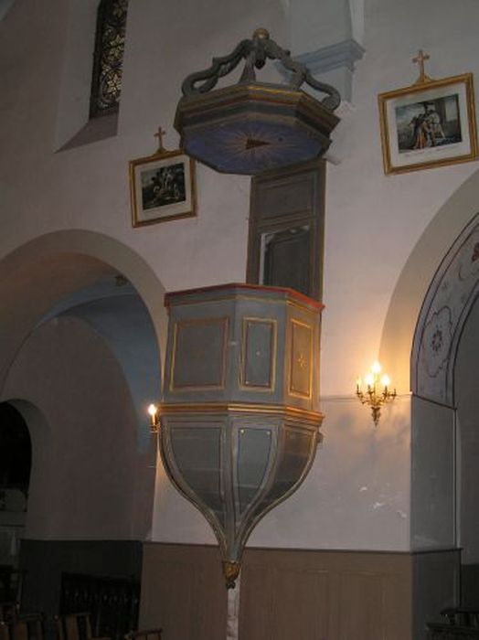 chaire à prêcher - © Ministère de la Culture (France), Conservation des antiquités et des objets d’art de l'Ariège – Tous droits réservés