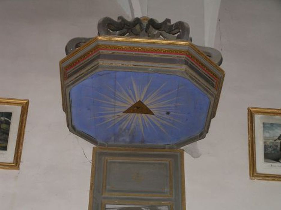 chaire à prêcher, vue partielle - © Ministère de la Culture (France), Conservation des antiquités et des objets d’art de l'Ariège – Tous droits réservés 