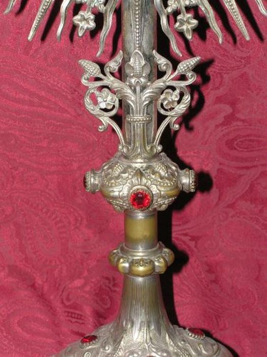 ostensoir, détail - © Ministère de la Culture (France), Conservation des antiquités et des objets d’art de l'Ariège – Tous droits réservés 