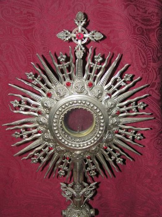 ostensoir, vue partielle - © Ministère de la Culture (France), Conservation des antiquités et des objets d’art de l'Ariège – Tous droits réservés 