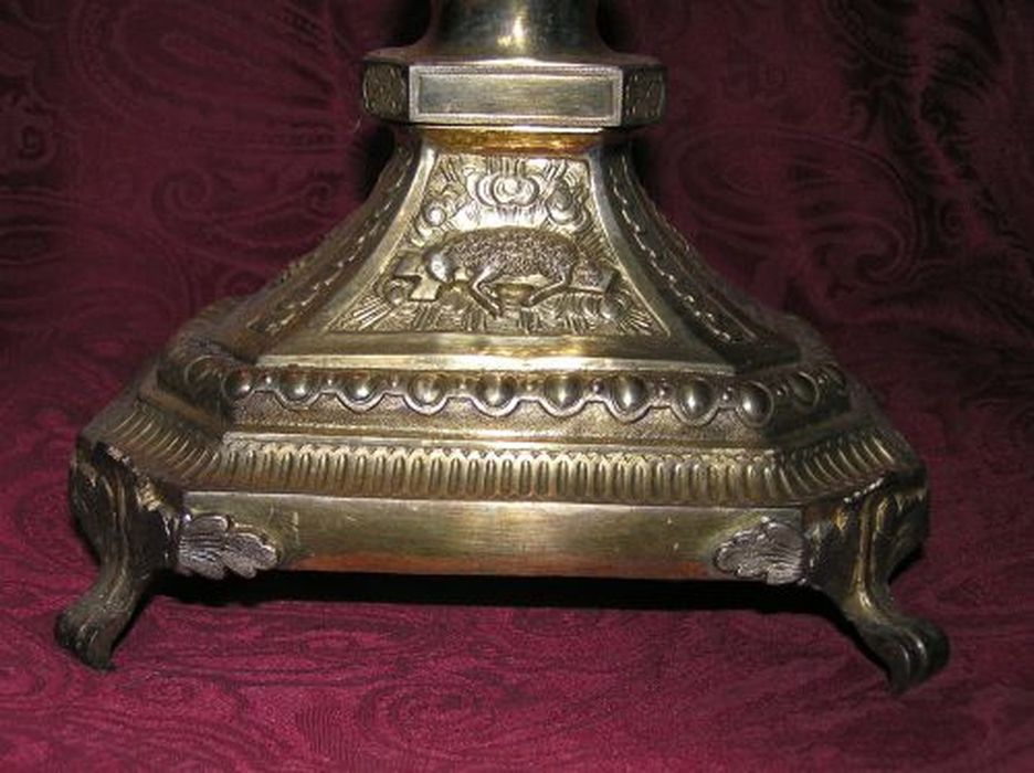 ostensoir, détail - © Ministère de la Culture (France), Conservation des antiquités et des objets d’art de l'Ariège – Tous droits réservés 