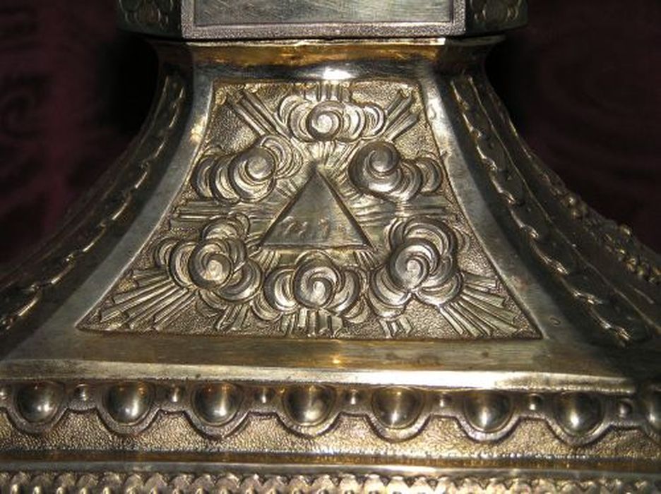 ostensoir, détail - © Ministère de la Culture (France), Conservation des antiquités et des objets d’art de l'Ariège – Tous droits réservés 