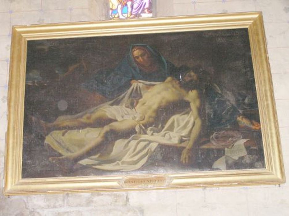 tableau : Christ mort sur les genoux de la Vierge