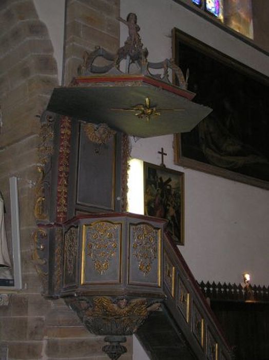 chaire à prêcher - © Ministère de la Culture (France), Conservation des antiquités et des objets d’art de l'Ariège – Tous droits réservés