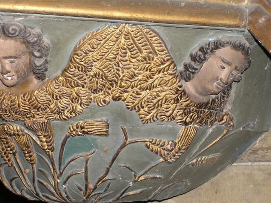 chaire à prêcher, détail - © Ministère de la Culture (France), Conservation des antiquités et des objets d’art de l'Ariège – Tous droits réservés 