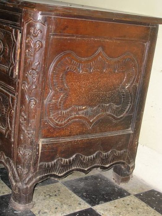 meuble de sacristie, détail