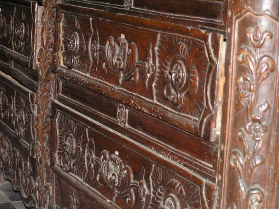 meuble de sacristie, détail
