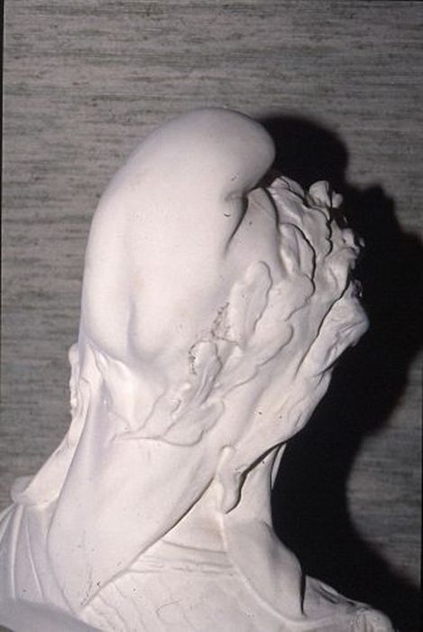 buste : Marianne, revers, vue partielle - © Ministère de la Culture (France), Conservation des antiquités et des objets d’art de l'Ariège – Tous droits réservés 