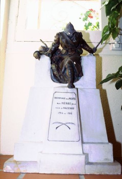 maquette du monument aux morts - © Ministère de la Culture (France), Conservation des antiquités et des objets d’art de l'Ariège – Tous droits réservés