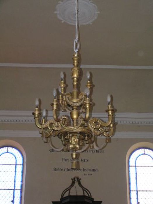 lustre - © Ministère de la Culture (France), Conservation des antiquités et des objets d’art de l'Ariège – Tous droits réservés