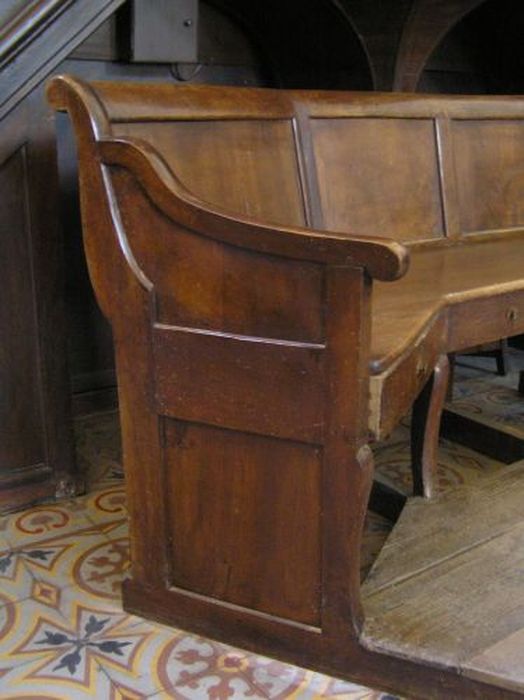 banc de temple, vue partielle - © Ministère de la Culture (France), Conservation des antiquités et des objets d’art de l'Ariège – Tous droits réservés 