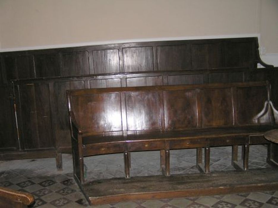 bancs de temple - © Ministère de la Culture (France), Conservation des antiquités et des objets d’art de l'Ariège – Tous droits réservés