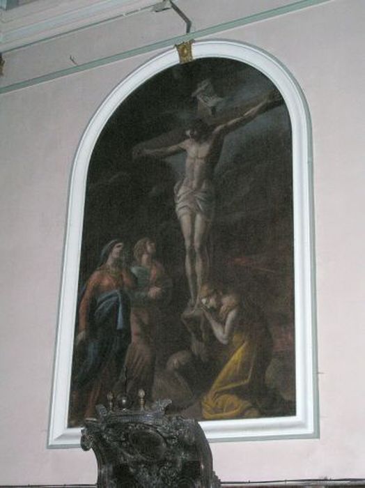 tableau : Crucifixion (la) - © Ministère de la Culture (France), Conservation des antiquités et des objets d’art de l'Ariège – Tous droits réservés