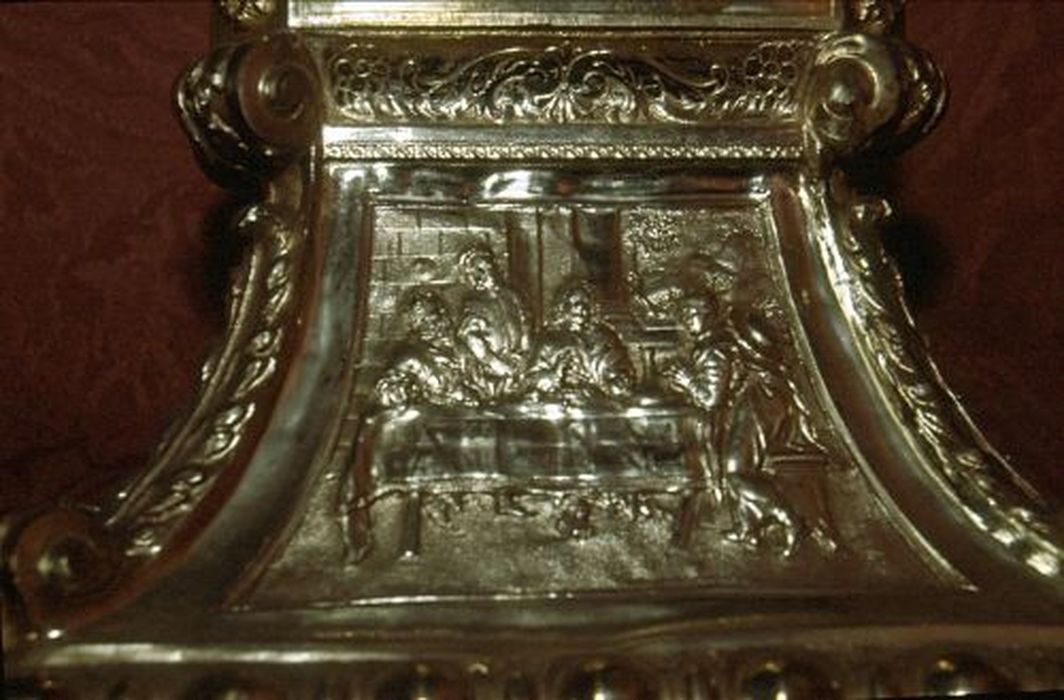 ostensoir, détail - © Ministère de la Culture (France), Conservation des antiquités et des objets d’art de l'Ariège – Tous droits réservés 