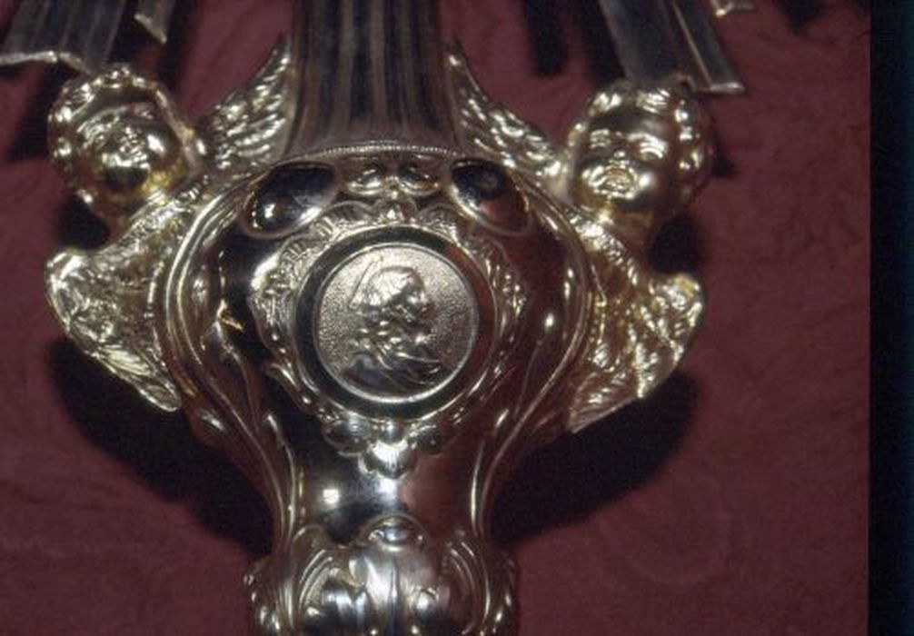 ostensoir, détail - © Ministère de la Culture (France), Conservation des antiquités et des objets d’art de l'Ariège – Tous droits réservés 
