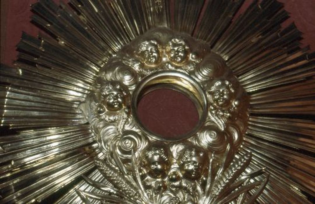 ostensoir, détail