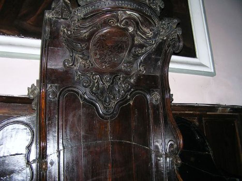 siège de célébrant, détail - © Ministère de la Culture (France), Conservation des antiquités et des objets d’art de l'Ariège – Tous droits réservés 