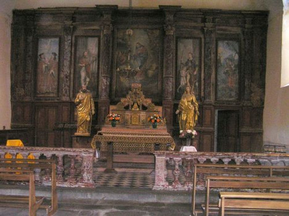 retable du maître-autel - © Ministère de la Culture (France), Conservation des antiquités et des objets d’art de l'Ariège – Tous droits réservés