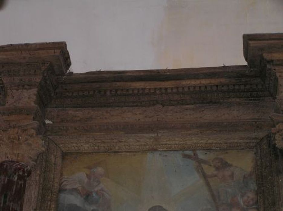 retable du maître-autel, détail - © Ministère de la Culture (France), Conservation des antiquités et des objets d’art de l'Ariège – Tous droits réservés 