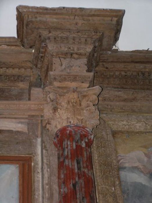 retable du maître-autel, détail - © Ministère de la Culture (France), Conservation des antiquités et des objets d’art de l'Ariège – Tous droits réservés 