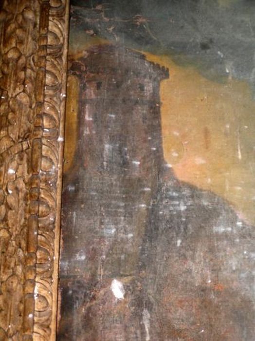 tableau d'autel : Assomption de la Vierge (l’), détail