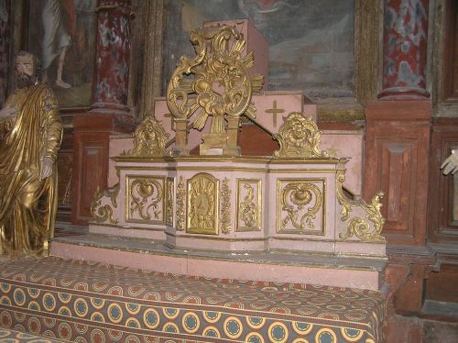 tabernacle du maître-autel - © Ministère de la Culture (France), Conservation des antiquités et des objets d’art de l'Ariège – Tous droits réservés 