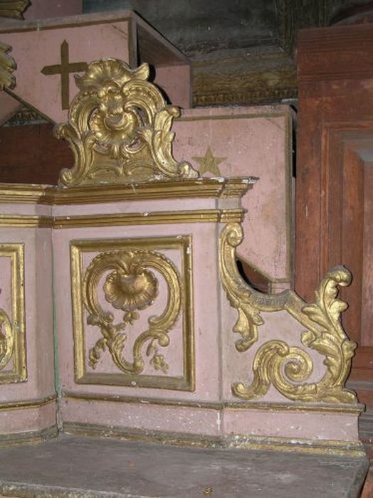 tabernacle du maître-autel, détail - © Ministère de la Culture (France), Conservation des antiquités et des objets d’art de l'Ariège – Tous droits réservés 