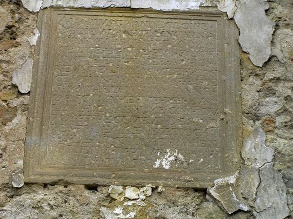 plaque funéraire