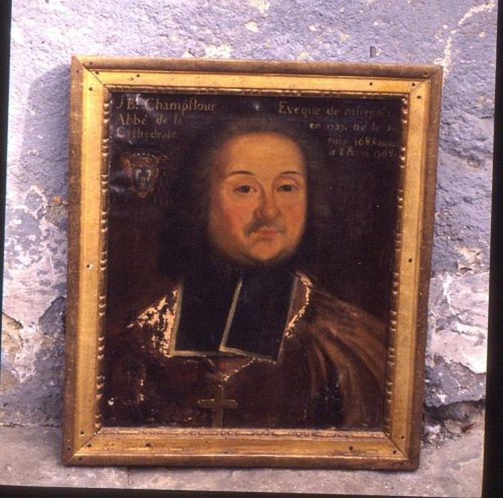 tableau : Portrait de l'évêque Jean-Baptiste de Chamflour - © Ministère de la Culture (France), Conservation des antiquités et des objets d’art de l'Ariège – Tous droits réservés 