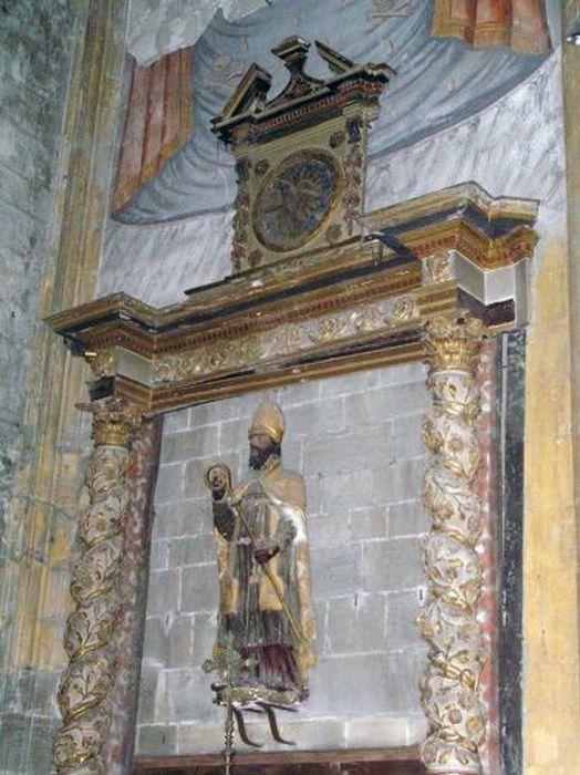 éléments de retable de la chapelle Saint-Eloi, statue : Saint Éloi