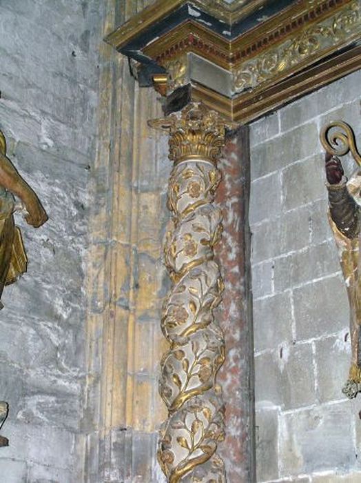 éléments de retable de la chapelle Saint-Eloi, détail