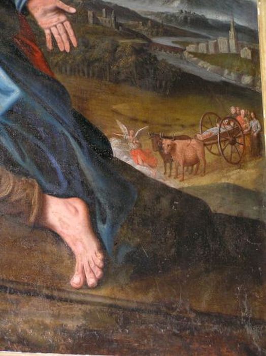 tableau : Saint Gaudéric, détail