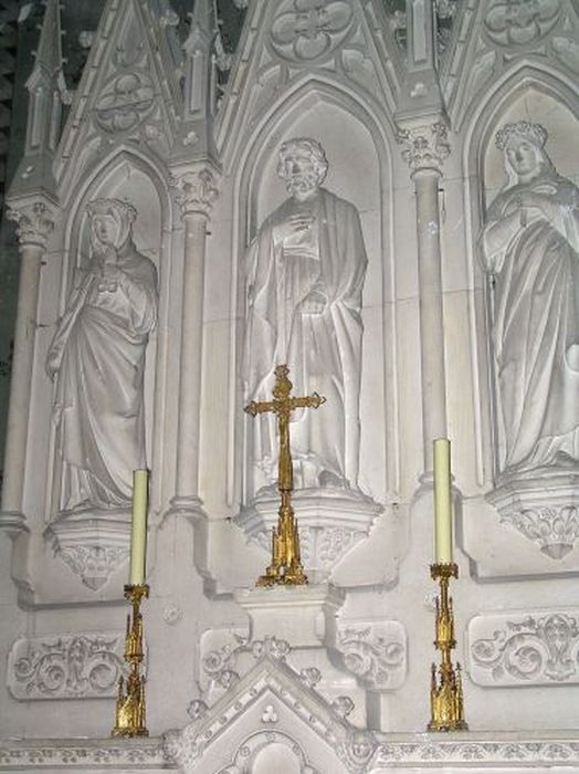 retable de la chapelle Saint-Gauderic, vue partielle