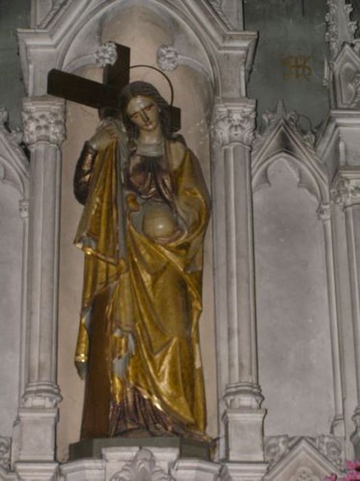 statue : Sainte Madeleine - © Ministère de la Culture (France), Conservation des antiquités et des objets d’art de l'Ariège – Tous droits réservés
