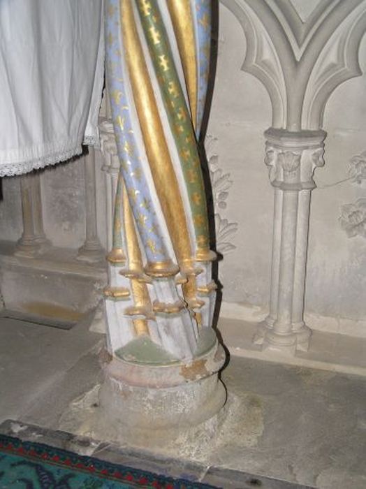 autel de la chapelle Notre-Dame, détail - © Ministère de la Culture (France), Conservation des antiquités et des objets d’art de l'Ariège – Tous droits réservés 