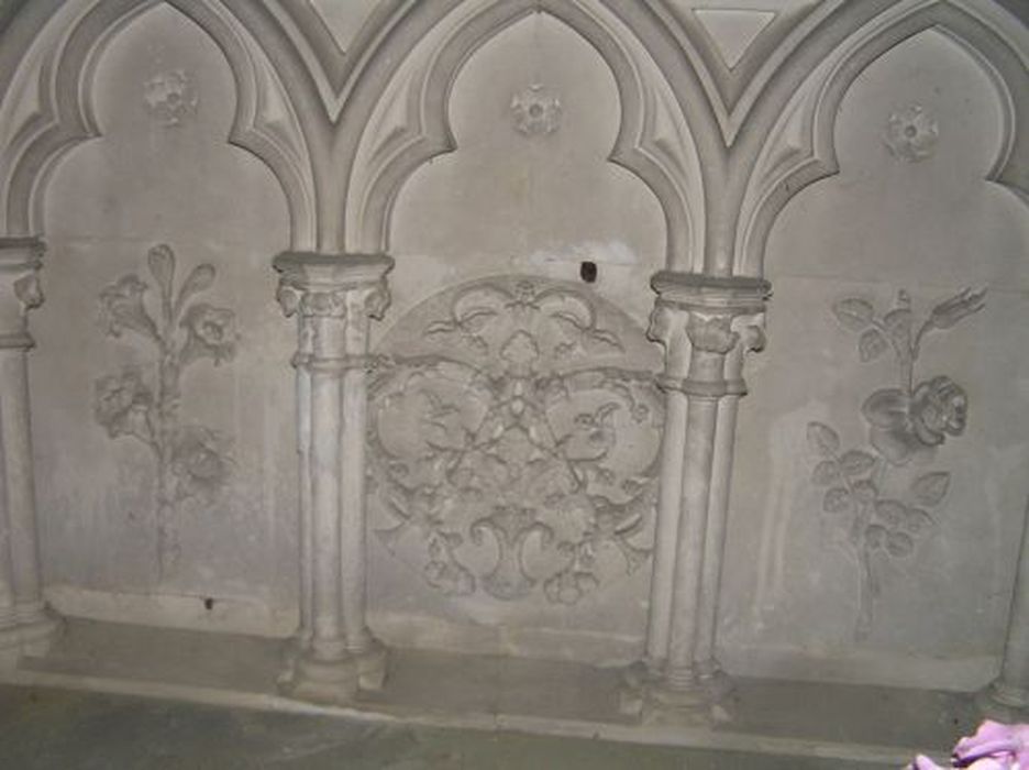 autel de la chapelle Notre-Dame, détail - © Ministère de la Culture (France), Conservation des antiquités et des objets d’art de l'Ariège – Tous droits réservés 
