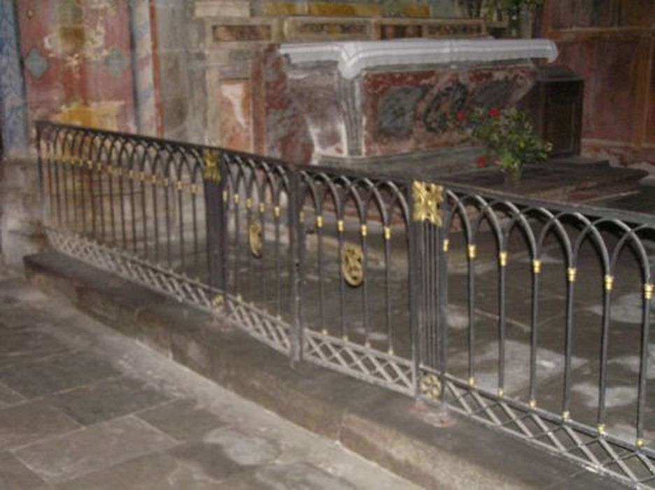 clôture de la chapelle Saint-Roch (table de communion) - © Ministère de la Culture (France), Conservation des antiquités et des objets d’art de l'Ariège – Tous droits réservés