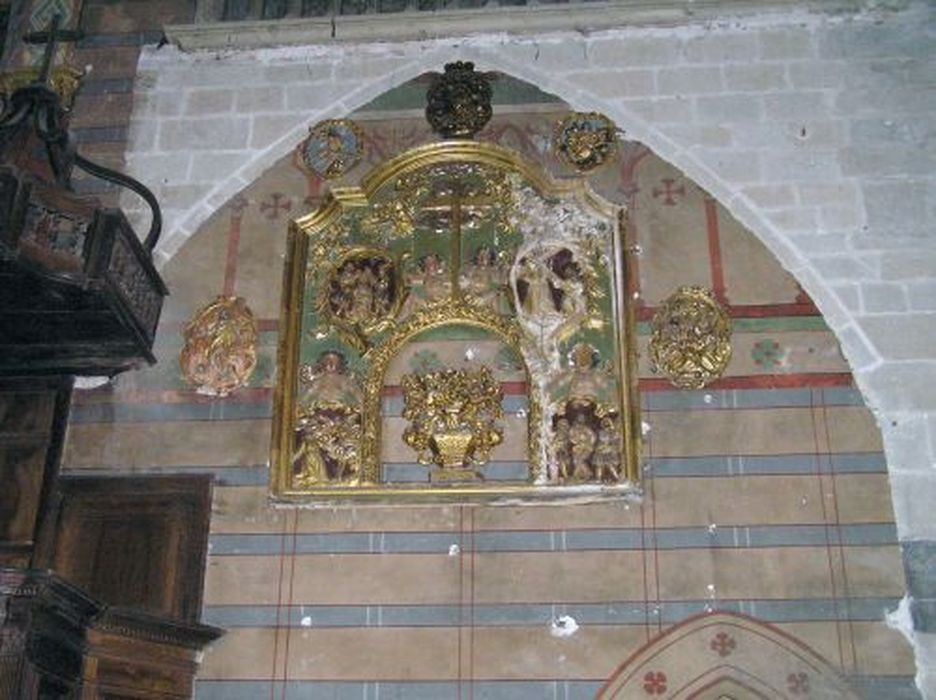 retable, bas-reliefs