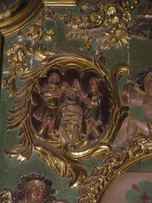 retable, détail