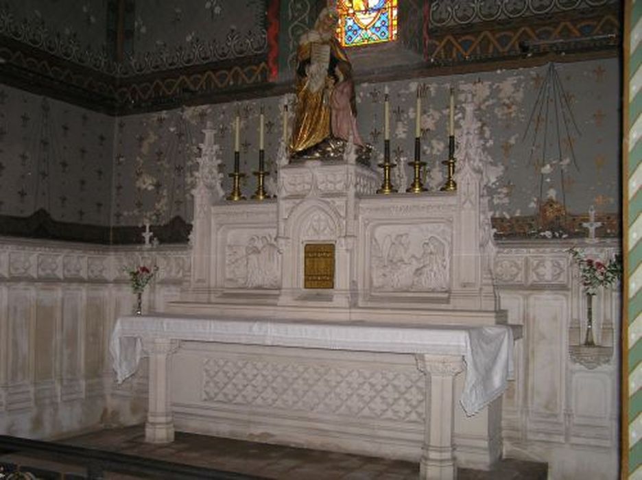 autel, tabernacle de la chapelle Sainte-Anne - © Ministère de la Culture (France), Conservation des antiquités et des objets d’art de l'Ariège – Tous droits réservés