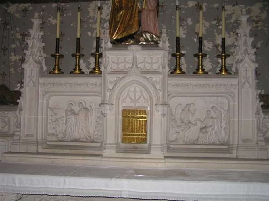 tabernacle de l’autel de la chapelle Sainte-Anne - © Ministère de la Culture (France), Conservation des antiquités et des objets d’art de l'Ariège – Tous droits réservés 